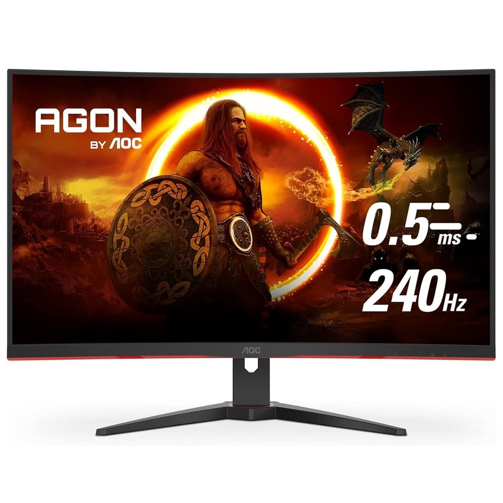 Monitor Gamer Curvo AOC C32G2ZE LED 31.5" Full HD FreeSync 240Hz HDMI