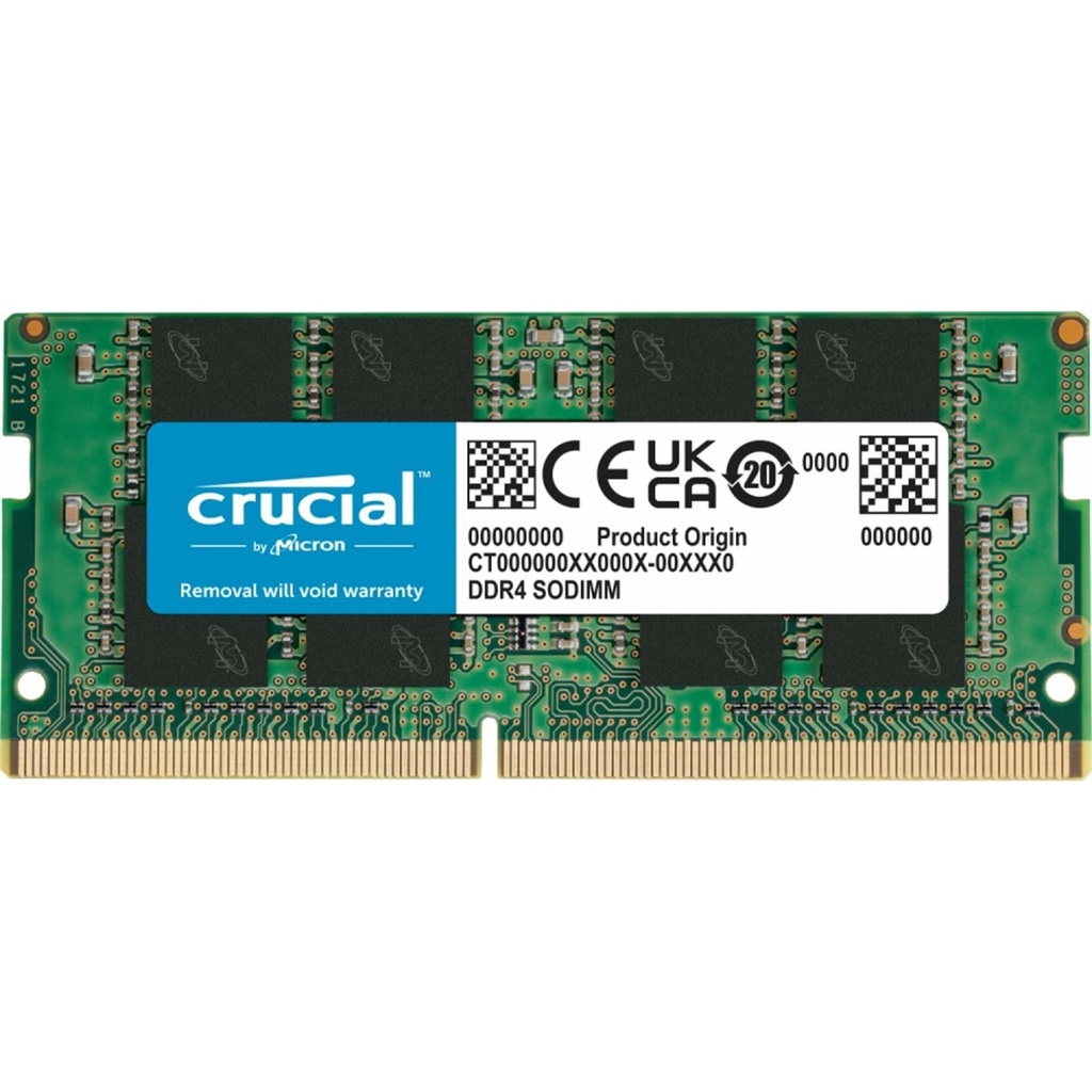 Memoria RAM Crucial Basics DDR4 3200MHz 8GB Non-ECC CL22 SO-DIMM