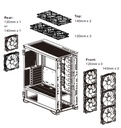 Gabinete  thermaltake h700 tg - mid-torre