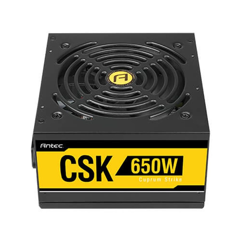 Fuente De Poder Antec Cuprum Strike CSK650 650W 80 Plus Bronce ATX 24pines