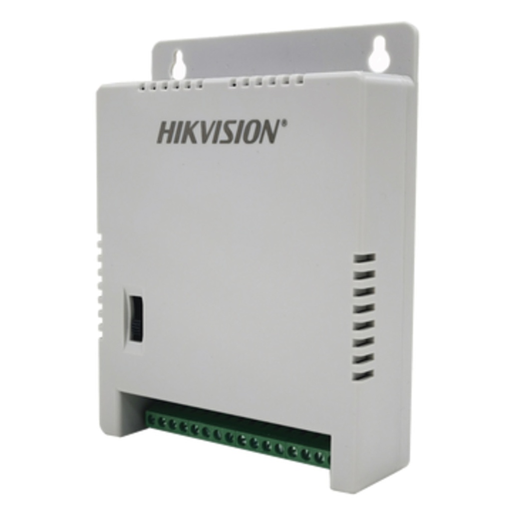 Fuente de Poder Regulada Para Cámara Hikvision DS-2FA1205-C8/K 8 Canales Entrada 90-130V Salida 12VCC 