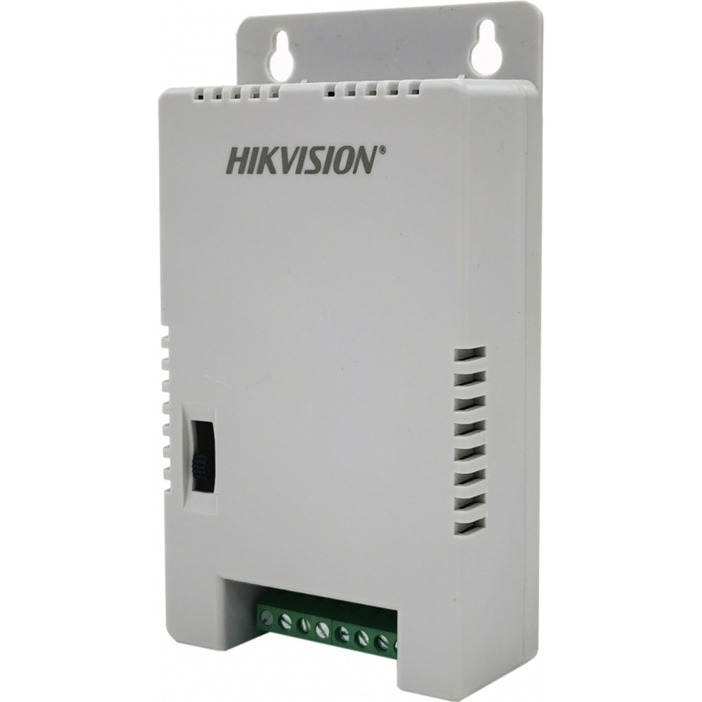 Fuente de Poder Regulada Para Cámara Hikvision DS-2FA1225-C4/K 4 Canales Entrada 90-130V Salida 12VCC 