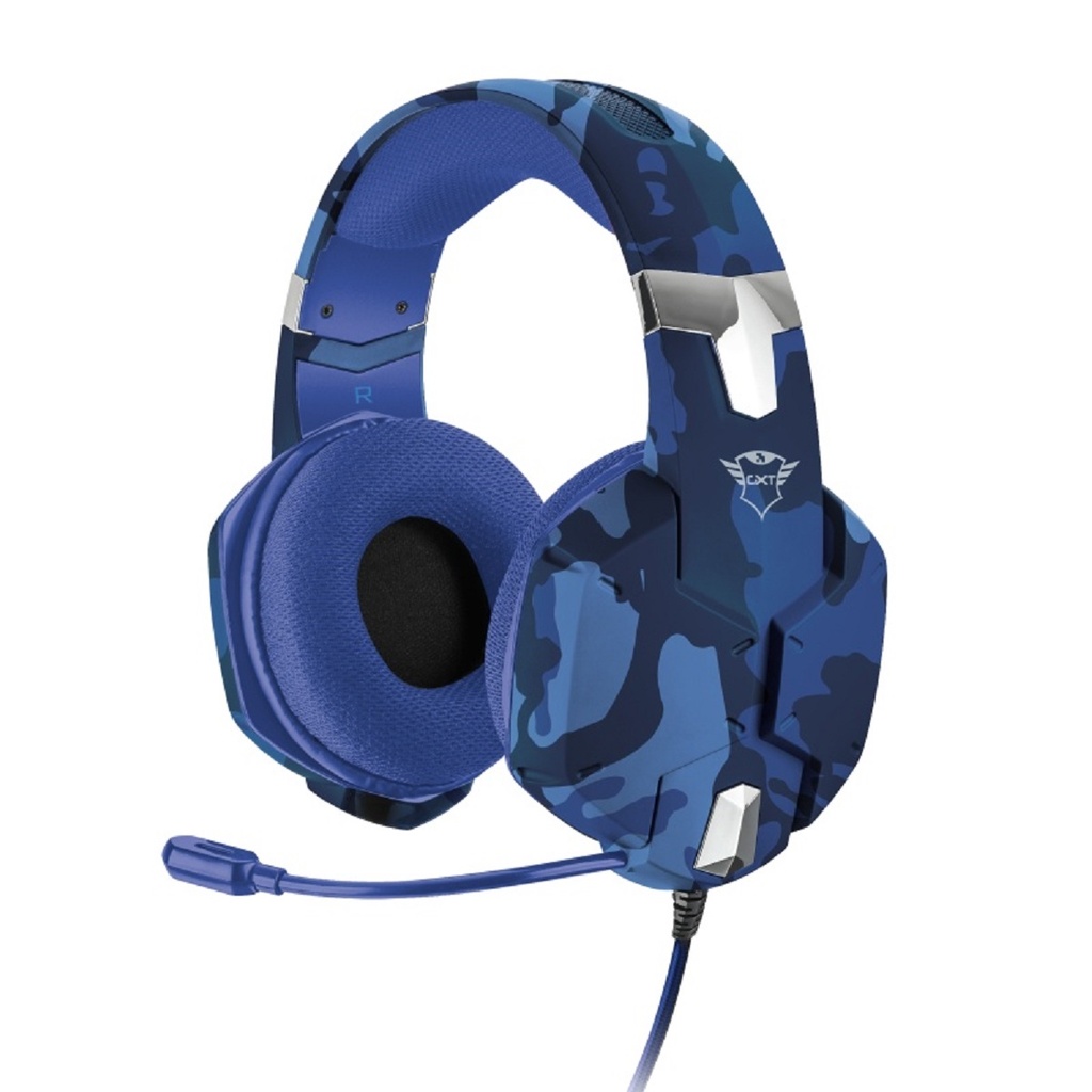 Audífonos Gamer Trust GXT 322B Carus Para PS4/PS5/Xbox Alámbrico 1 Metro 3.5mm