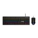 Kit De Teclado Y Mouse Gaming Mecanico MSI Forge Gk300 Combo RGB 7200 DPI Anti-fantasma