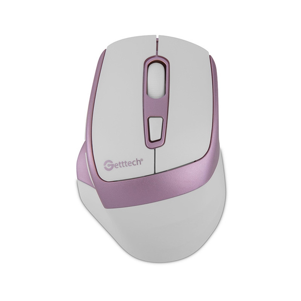 Mouse Ergonomico Silencioso Getttech Inalambrico 1600 DPI 6 Botones