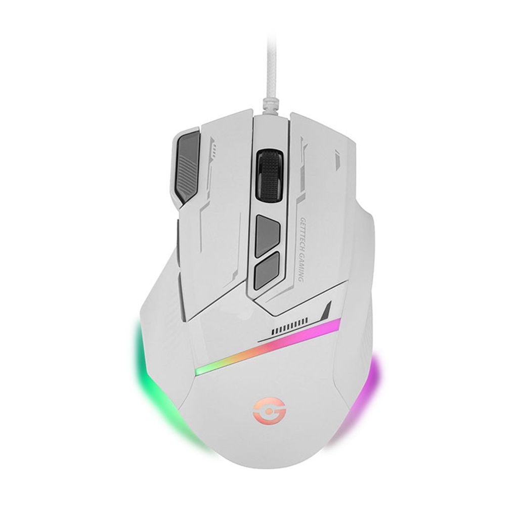 Mouse Gamer Ergonomico Getttech 7200 DPI RGB 