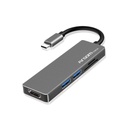 Hub USB ArgomTech ARG-UB-0183 USB C - HDMI 2x USB 3.0 SD MicroSD