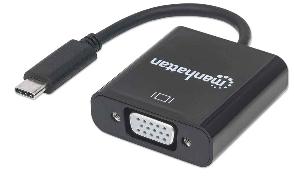 Adaptador USB Manhattan 151771 USB-C 3.1 Macho - VGA Hembra