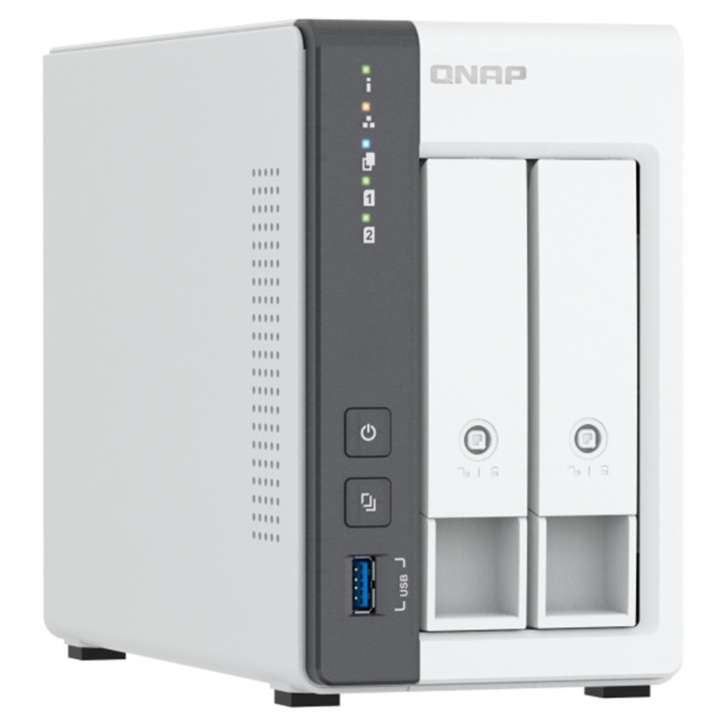 NAS de 2 Bahías QNAP TS-216G-US 4GB ARM Cortex-A55 2GHZ DDR4 SATA 2x USB 2.0