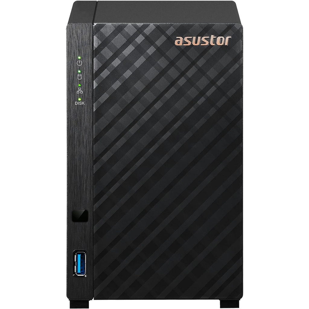 NAS de 2 Bahías Asustor DRIVESTOR 2 Lite 48TB Realtek RTD1619B 1.70GHz USB 3.2