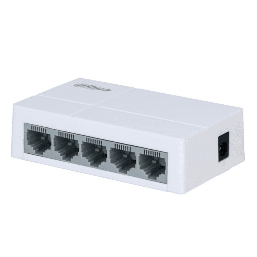 Switch Dahua Fast Ethernet Access PFS3005-5ET-V2 5 Puertos 10/100 Mbps 1Gbit/s 2000 Entradas No Administrable