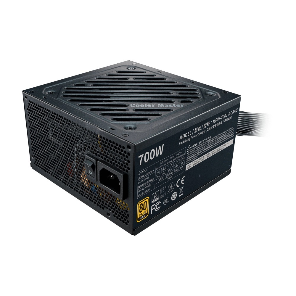 Fuente De Poder Cooler Master G700 Gold 80 PLUS Gold 24-pin ATX 120mm 700W