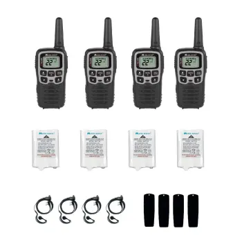 Set/Kit de Radios 2 Vías Intercomunicadores Midland T5BLK 2 pzas