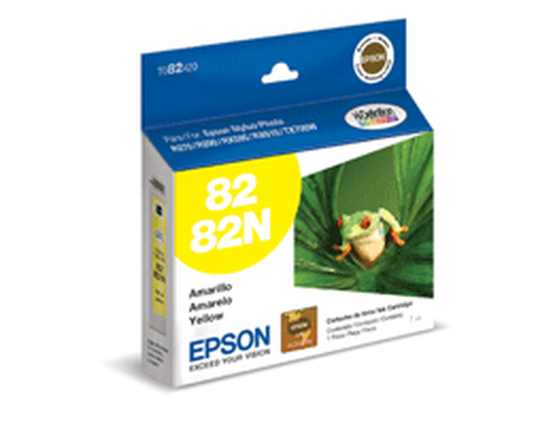 Cartucho De Tinta Epson 82N Amarillo 500 Páginas Para Stylus Photo R270 Stylus Photo R290 Stylus Photo RX590 Stylus Photo RX6