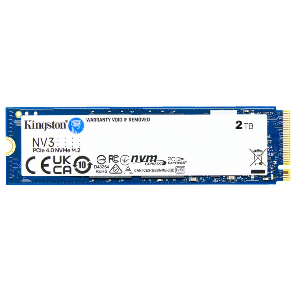 Unidad De Estado Solido SSD Kingston SNV3S NVMe 2TB PCI Express 4.0 M.2 