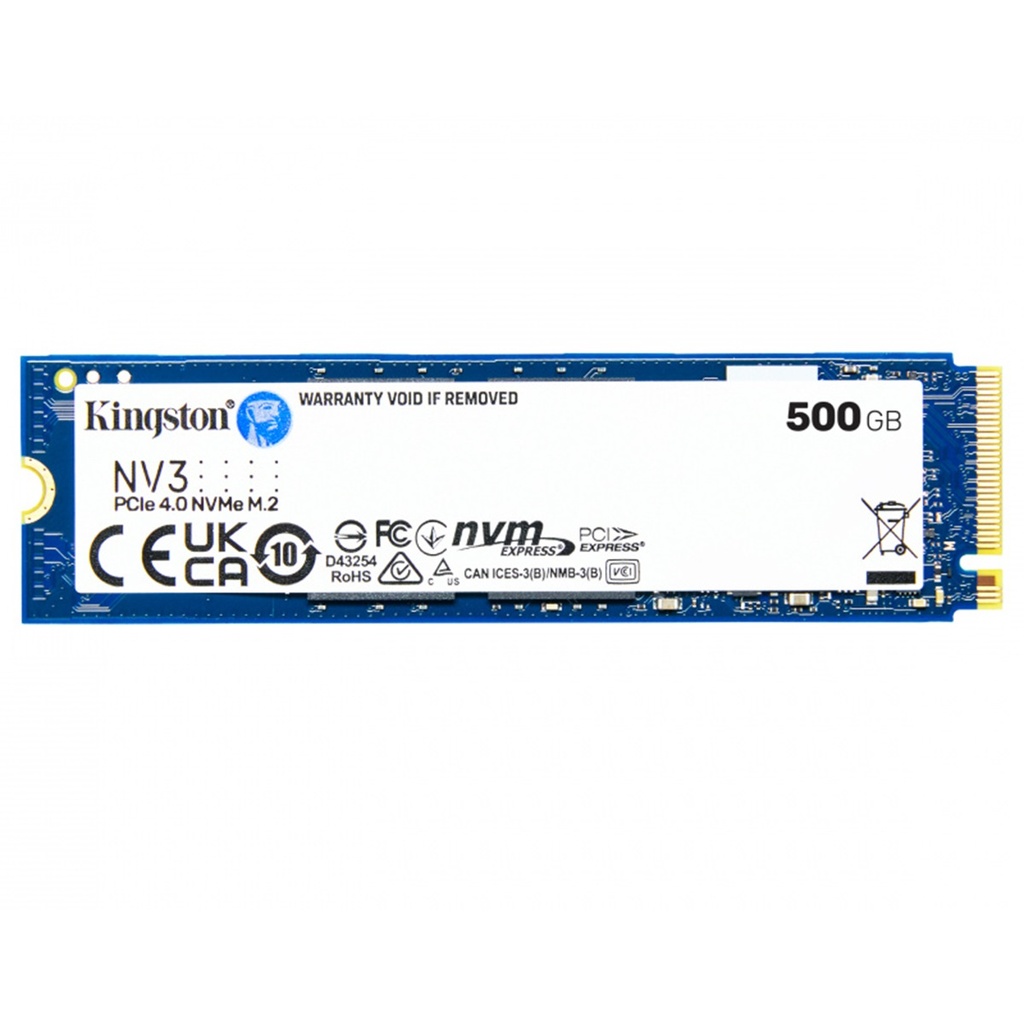 Unidad De Estado Solido SSD Kingston SNV3S NVMe 500GB PCI Express 4.0 M.2 