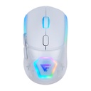 Mouse Gamer Game Factor Óptico MOW700-WH Inalámbrico Bluetooth USB 26.000DPI