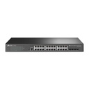 Switch TP-Link Gigabit Ethernet TL-SG3428 24 Puertos 10/100/1000Mbps + 4 Puertos SFP 56 Gbit/s 8.000 Entradas Gestionado