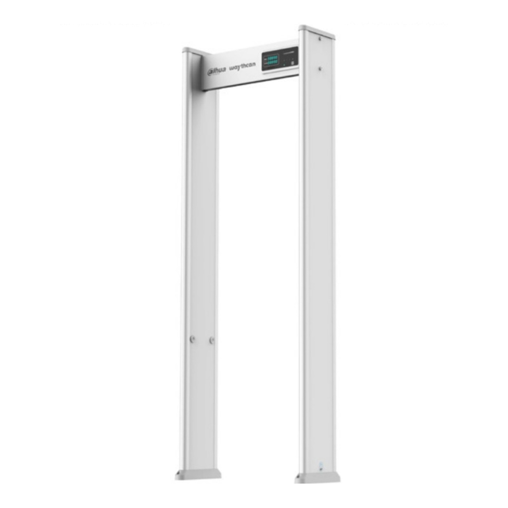 Arco Detector de Metales Dahua DHI-ISC-D109L de 9 Zonas Display de 5 Dígitos de Alto Brillo Luces Indicadoras de Área Contador de Paso