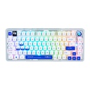 Teclado Mecanico Gamer Game Factor KBG800 RGB 60%  Switch Gray Inalámbrico Español