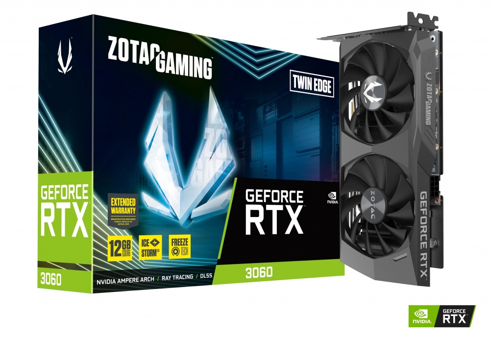 Tarjeta de Video Nvidia Zotac RTX 3060 12GB GDDR6 Twin Edge