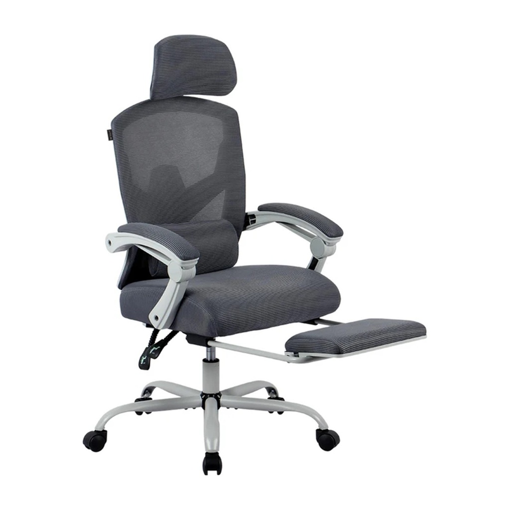 Silla Gamer Balam Rush BR-940559 Reblinable Con Descansabrazos y Reposa Pies 