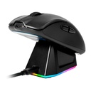 Mouse Game Factor MOW800-BK Inalambrico 2.4g Bluetooth Pixart 3395 26k DPI 4k Base RGB