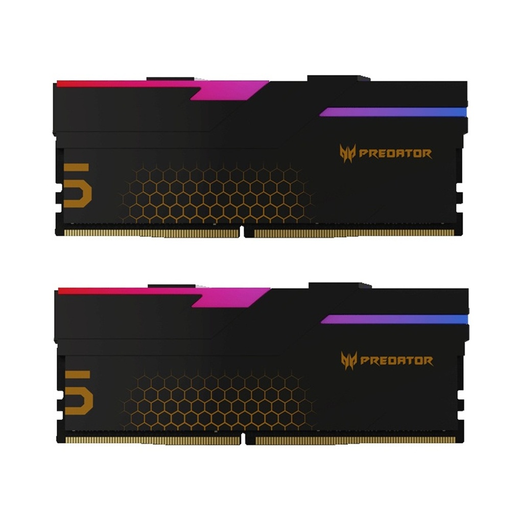 Kit Memoria RAM Acer Predator Hermes RGB DDR5 DDR5 6800MHz 32GB 2x 16GB CL32 XMP