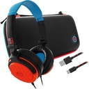 Kit Para Nintendo Switch 4Gamers Audífonos Gamer SWL-50-4G Para Nintendo Switch/Móvil/Tableta Alámbrico 2 Metros 3.5 mm