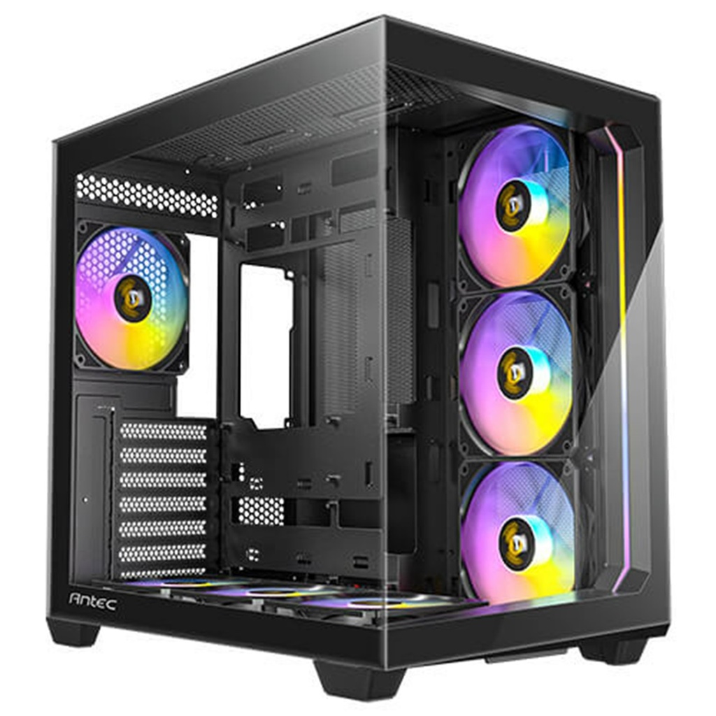 Gabinete Antec C5 Midi-Tower ATX/Micro-ATX/Mini-ITX USB 2.0 Sin Fuente 7 Ventiladores Instalados