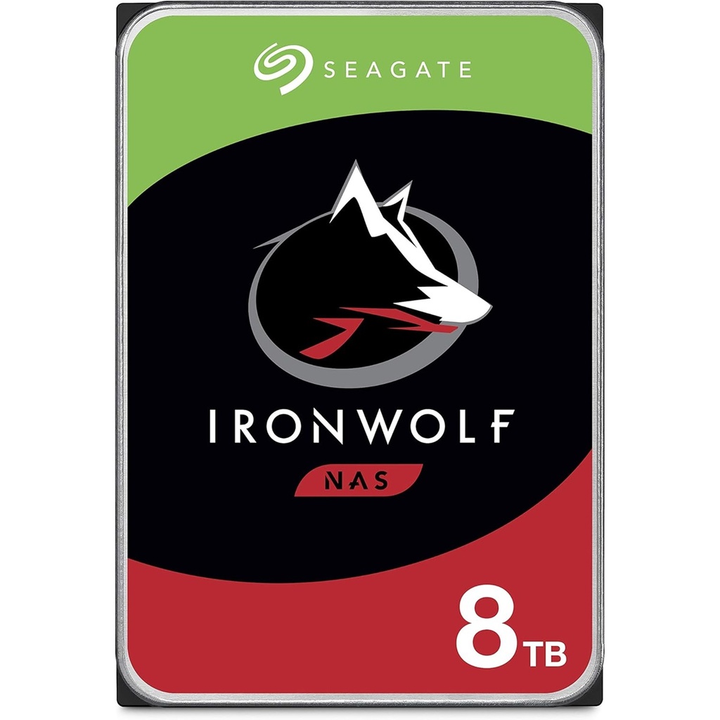 Disco Duro Seagate Ironwolf 8 TB Sata III 6 Gbit/s Cache 256MB 7200 RPM 3.5"