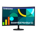 Monitor Curvo Samsung Essential S3 LED 27" 1920x1080 Full HD 100Hz HDMI