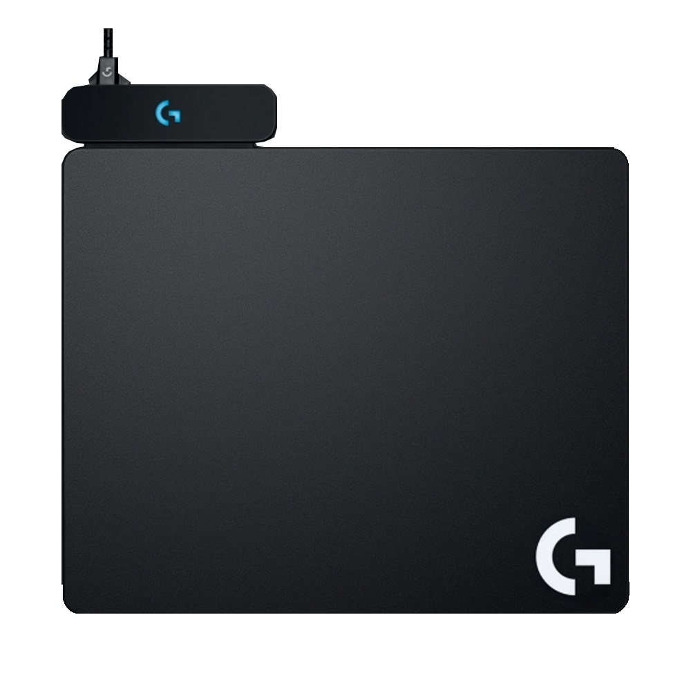 Mousepad Gamer Logitech con Sistema Inalámbrico de Carga PowerPlay Wireless Charging System 34.4 x 31.1cm 43mm Negro