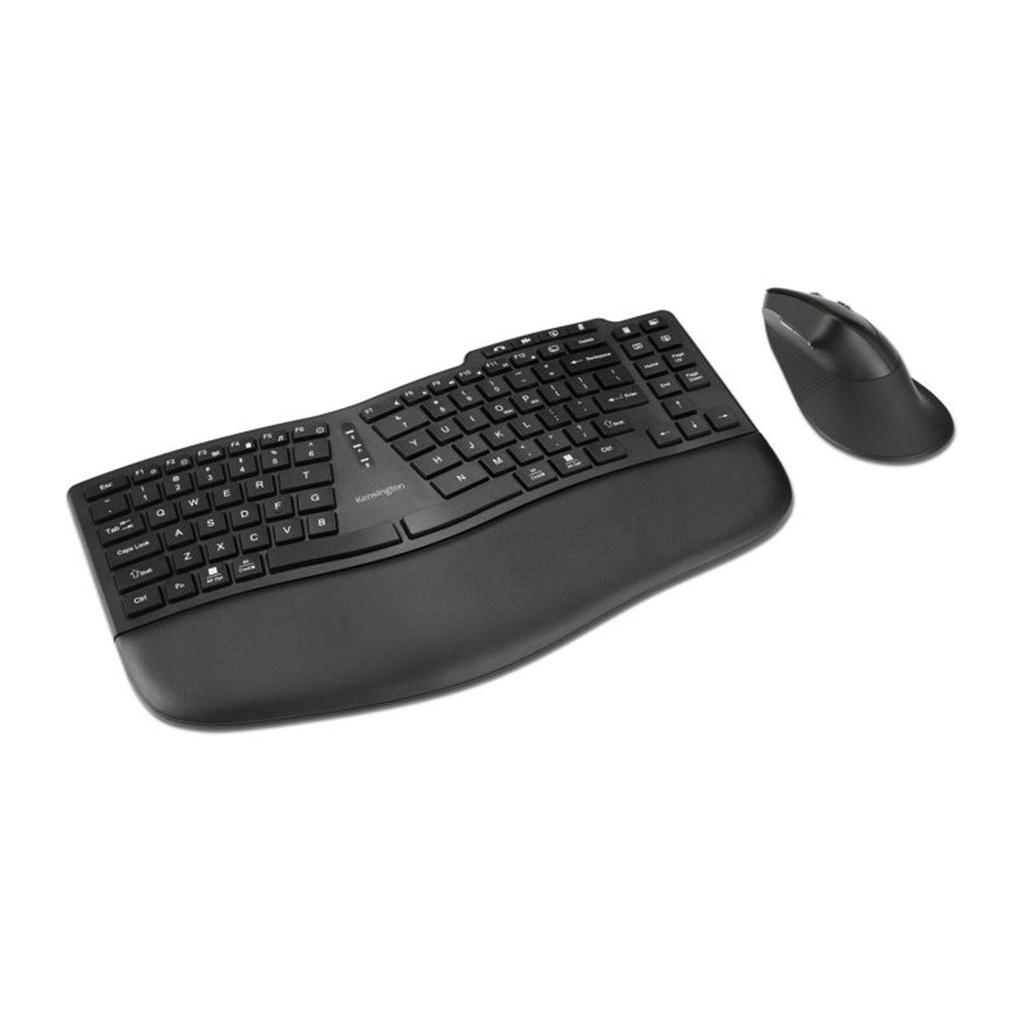 Kit Teclado y Mouse Kensington Inalámbrico Pro Fit Ergo Km675 Eq K75492es