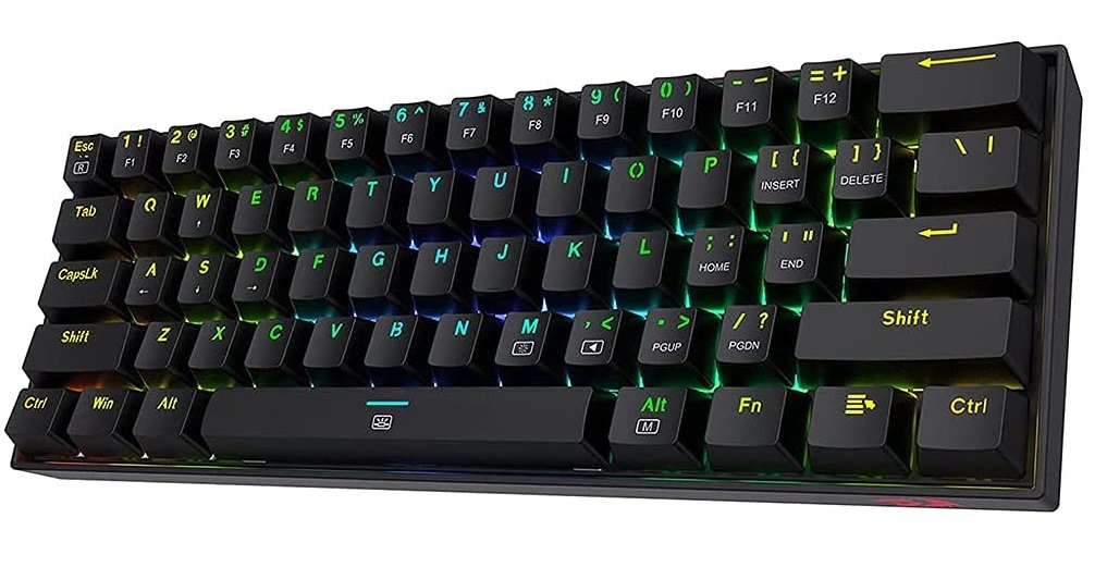 Teclado RGB DRAGONBORN Black K630 ReDragon Mecánico Inglés