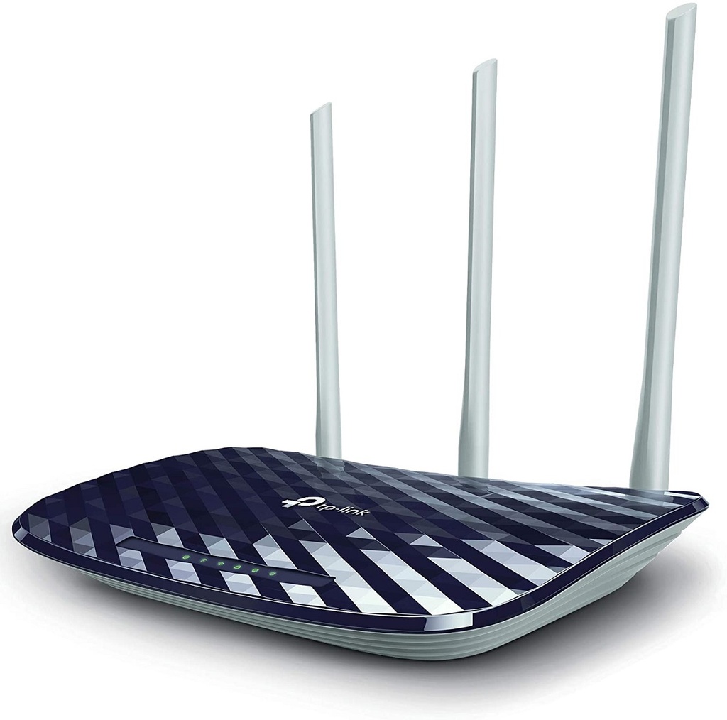 Router TP-Link Fast Ethernet De Banda Dual ARCHER C20 WISP Inalámbrico 433Mbit/s 5x RJ-45 2.4/5GHz Con 3 Antenas Externas