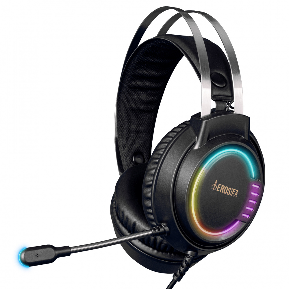 Audífonos Gamer Gamdias EROS E3 Alámbrico 1.8 Metros 3.5mm/USB