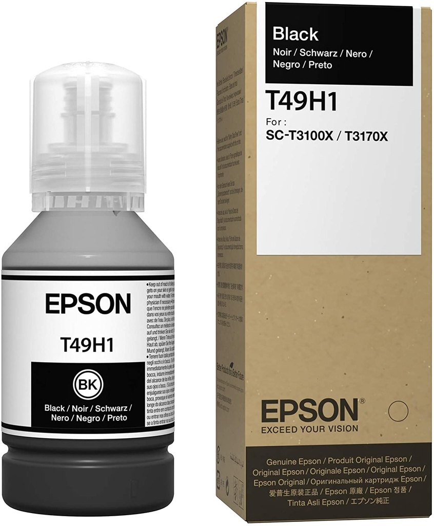 Tanque de Tinta Epson T49H Negro 140ml