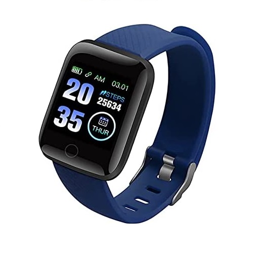 Reloj Smartband Inteligente HIGHLINK Gadgets&Fun Banda Deportiva Para Notificaciones Azul