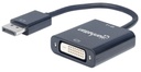 Adaptador Manhattan 152228 Displayport 1.2 Macho - DVI-D Hembra 1.5cm