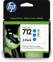 Cartucho hp 712 - cian