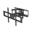 Montaje de pared universal articulado para monitores de 32 a 55", carga máxima 50kg, vesa 600x400