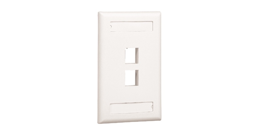 Placa De Pared Vertical Panduit NK2FEIY 2 Puertos NetKey