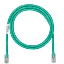 Cable de parcheo utp categoría 5e, con plug modular en cada extremo - 1 m. - verde