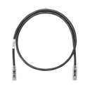 Cable de parcheo utp categoría 6, con plug modular en cada extremo - 6 m. - negro