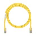 Cable de parcheo utp categoría 5e, con plug modular en cada extremo - 3 m. - amarillo