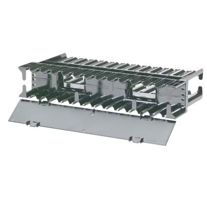 Organizador Horizontal De Cables Frontal Y Posterior Panduit Para Rack 19''