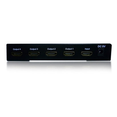 Distribuidor hdmi enson ens-hdmi14 con una entrada y cuatro salidas hdmi para distribuir el video de un dispositivo (laptop, gra