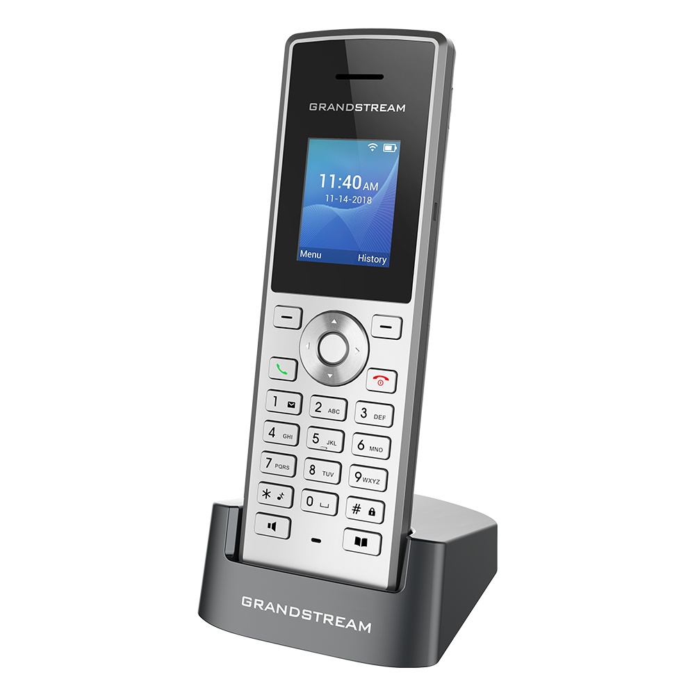 Teléfono IP Grandstream WP810 Con Pantalla 1.8'' Inalámbrico 2 Líneas Altavoz