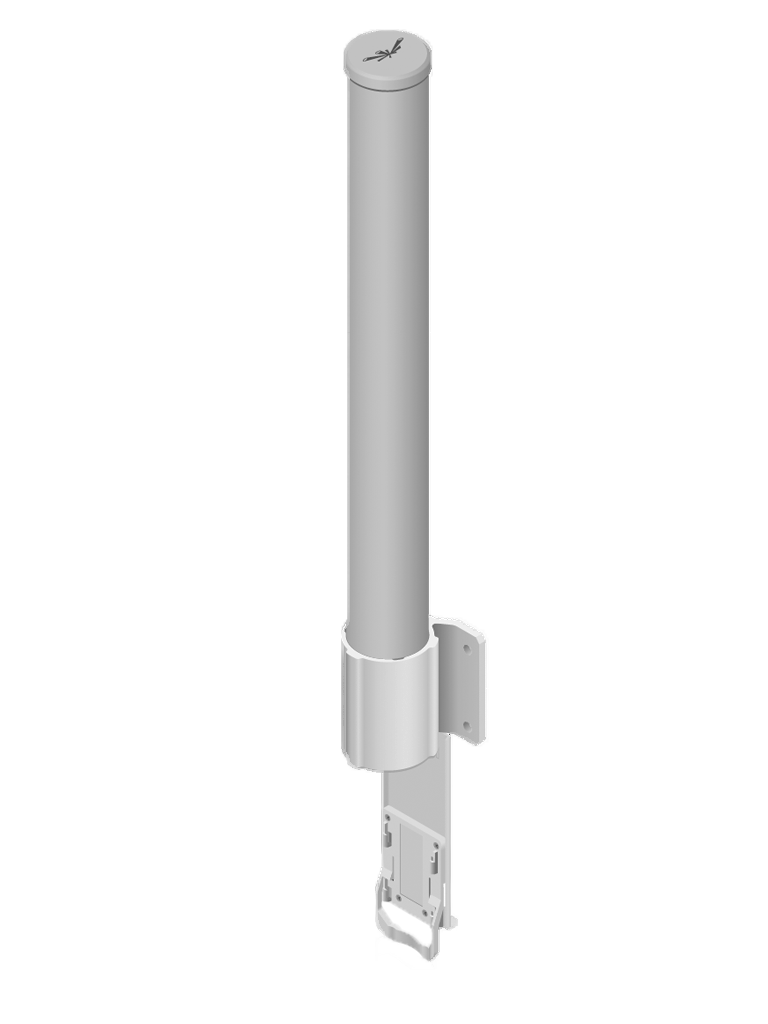 Antena omnidireccional, potente cobertura de 360°, doble polaridad mimo 2x2, frecuencia 2 ghz (2.35-2.55 ghz) de 10 dbi